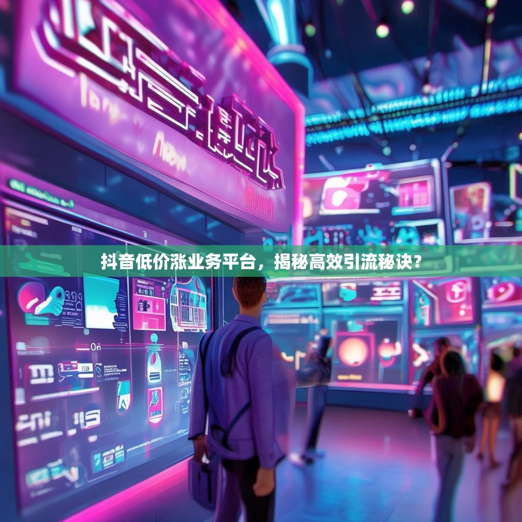 抖音低价涨业务平台，揭秘高效引流秘诀？