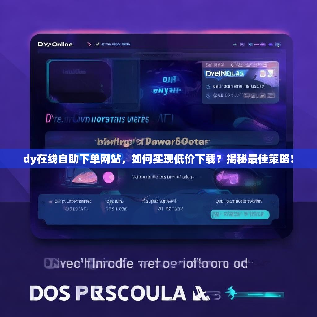 dy在线自助下单网站，如何实现低价下载？揭秘最佳策略！