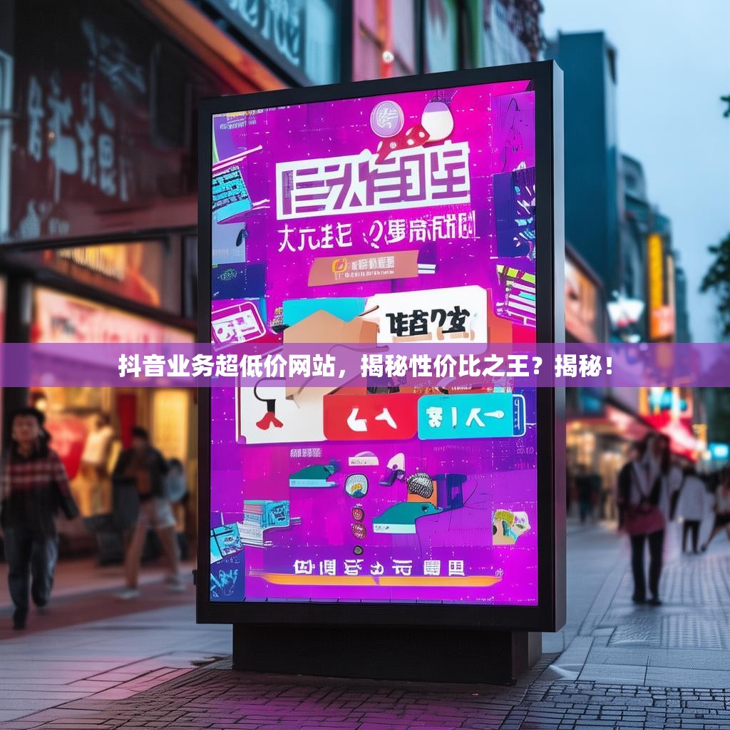 抖音业务超低价网站，揭秘性价比之王？揭秘！
