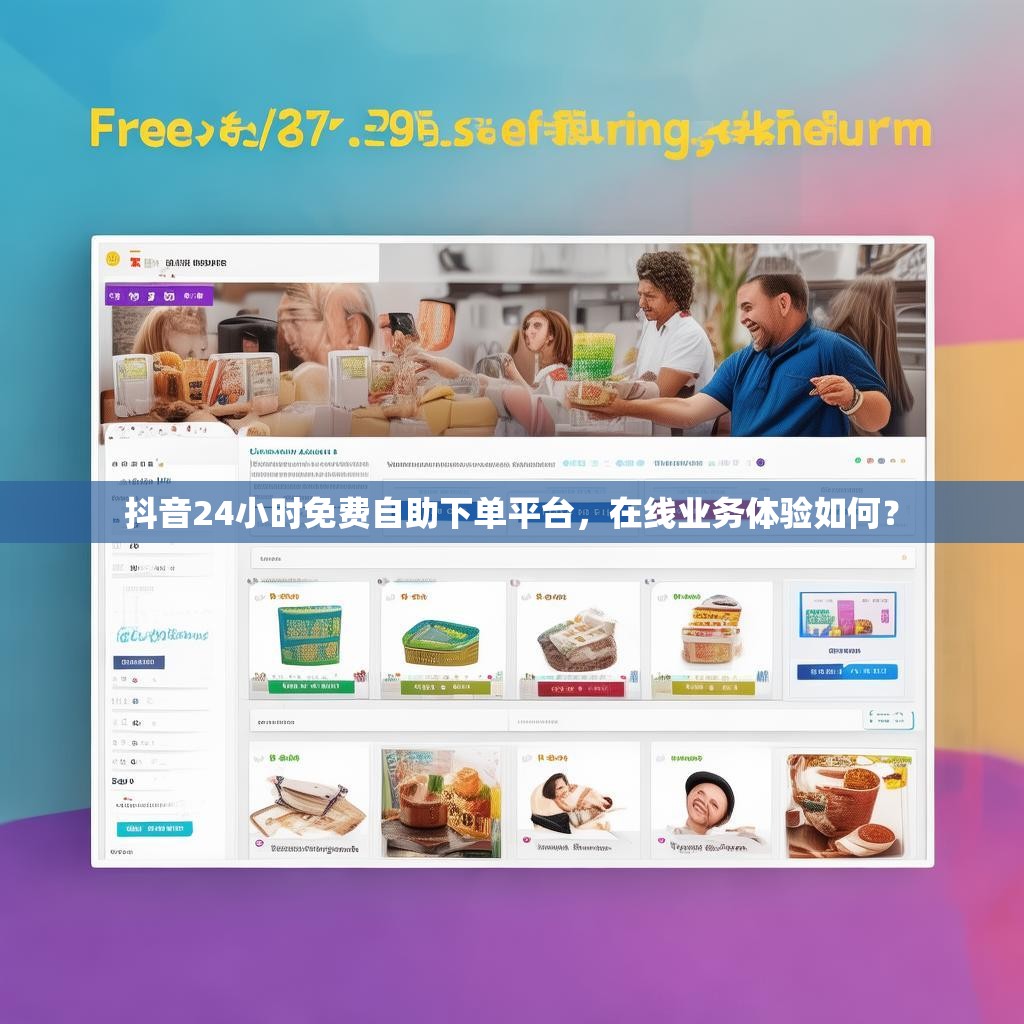 抖音24小时免费自助下单平台，在线业务体验如何？