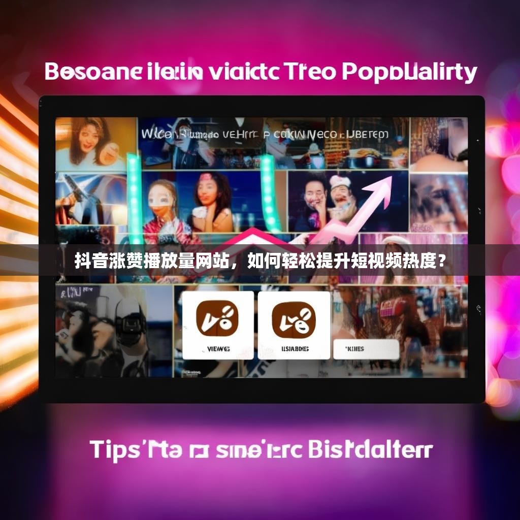 抖音涨赞播放量网站，如何轻松提升短视频热度？