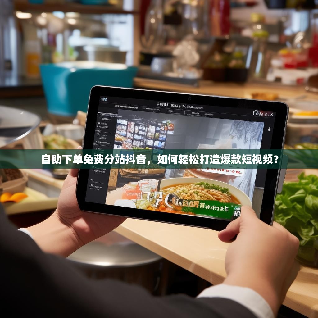 自助下单免费分站抖音，如何轻松打造爆款短视频？