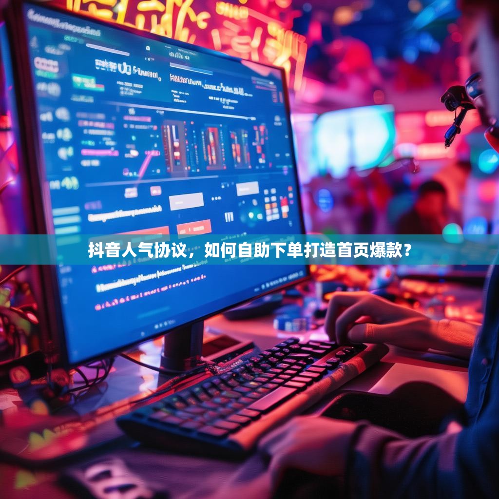 抖音人气协议，如何自助下单打造首页爆款？