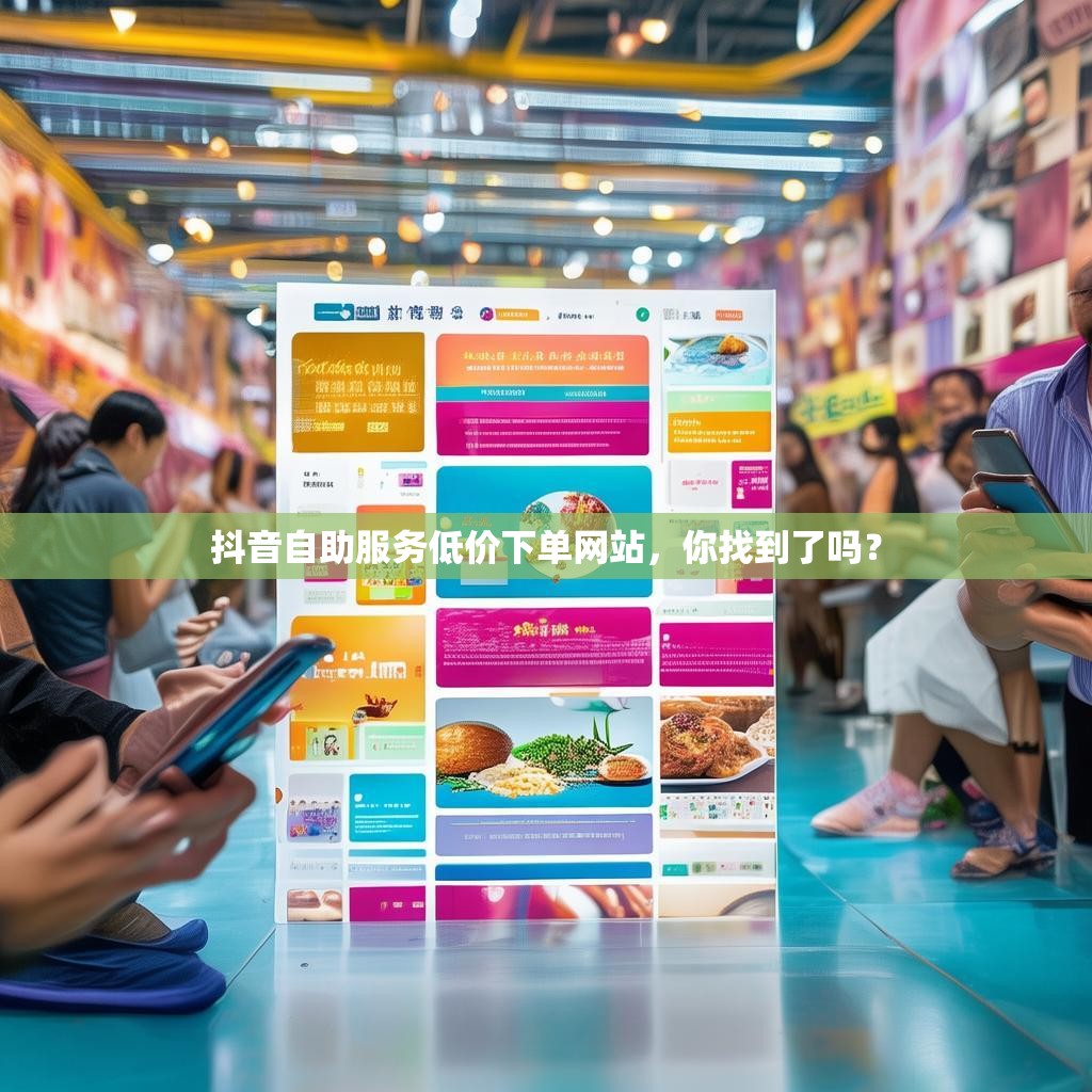 抖音自助服务低价下单网站，你找到了吗？