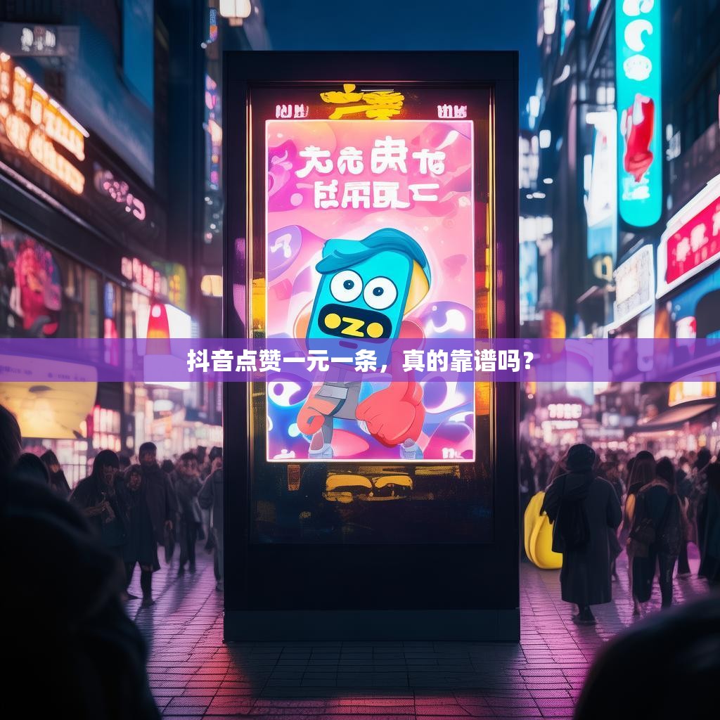 抖音点赞一元一条，真的靠谱吗？