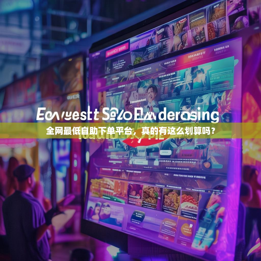 全网最低自助下单平台，真的有这么划算吗？