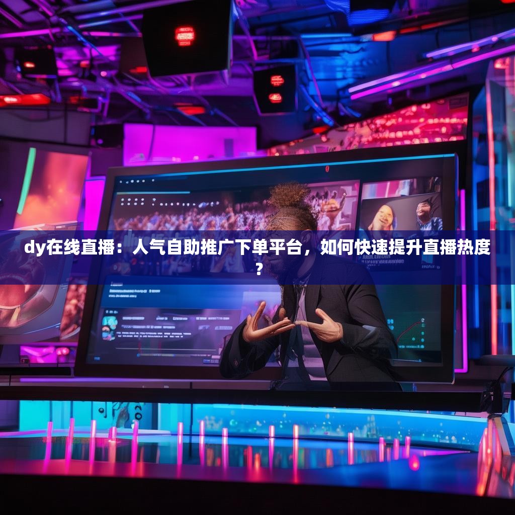 dy在线直播：人气自助推广下单平台，如何快速提升直播热度？