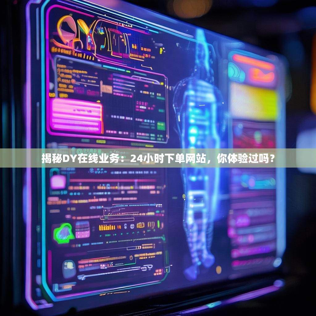揭秘DY在线业务：24小时下单网站，你体验过吗？