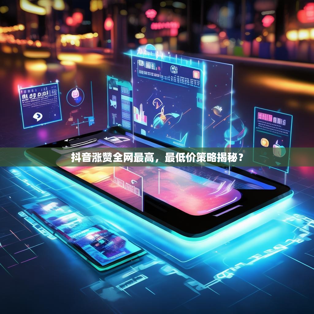 抖音涨赞全网最高，最低价策略揭秘？