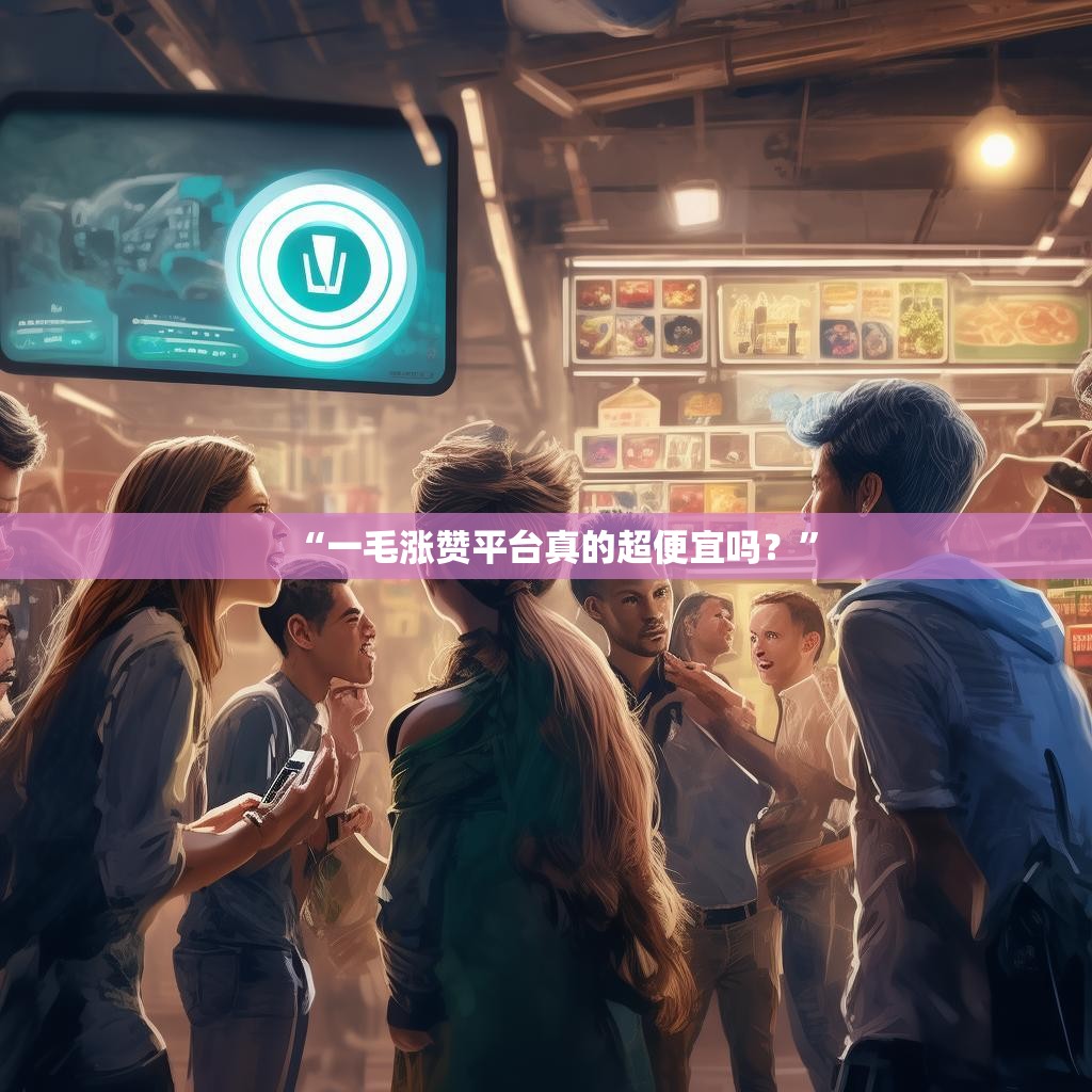 “一毛涨赞平台真的超便宜吗？”