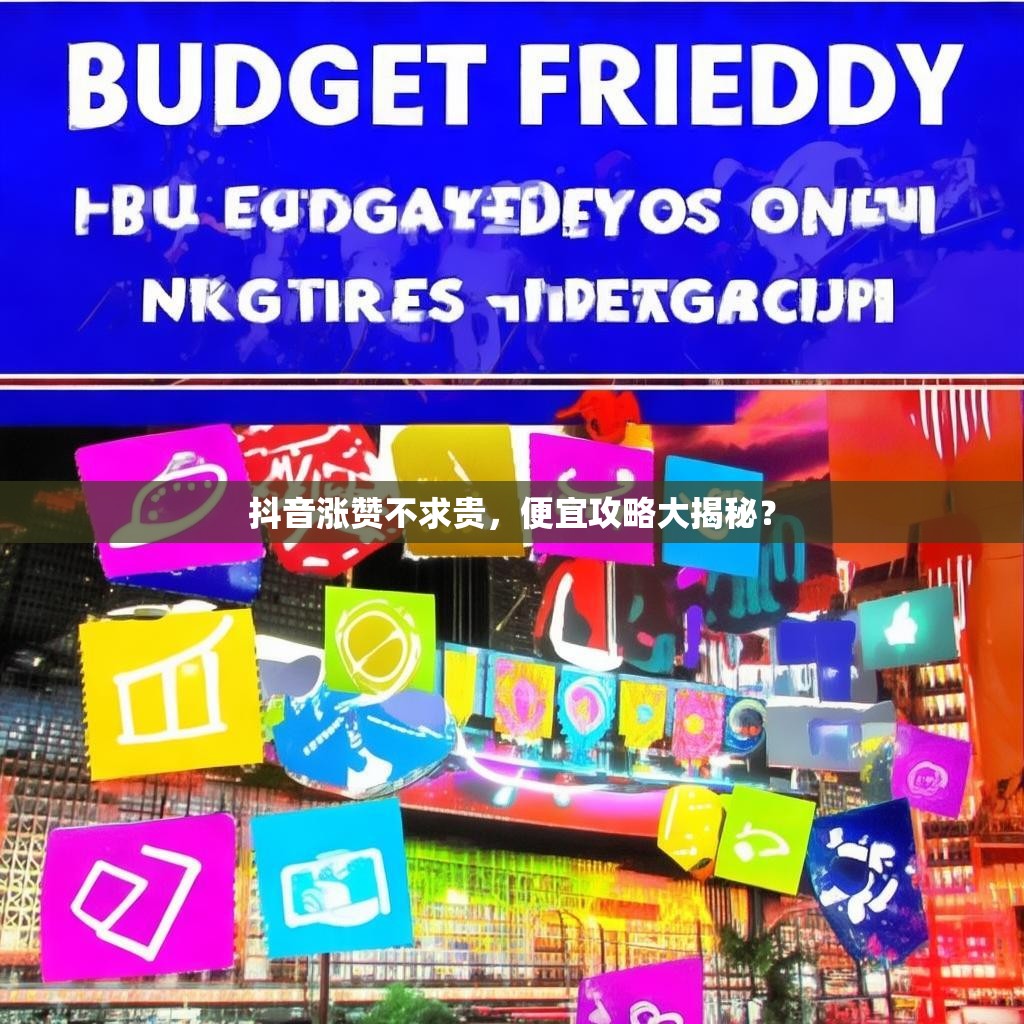 抖音涨赞不求贵，便宜攻略大揭秘？