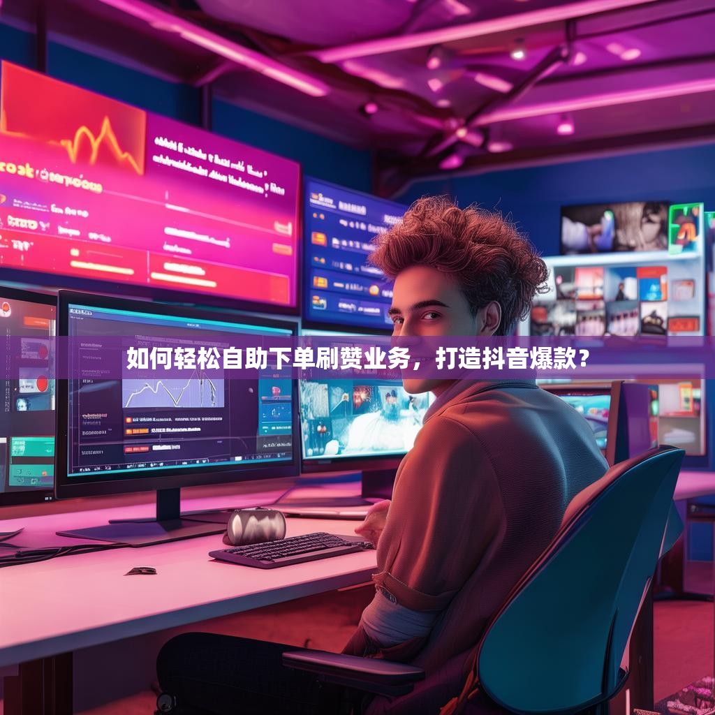 如何轻松自助下单刷赞业务，打造抖音爆款？