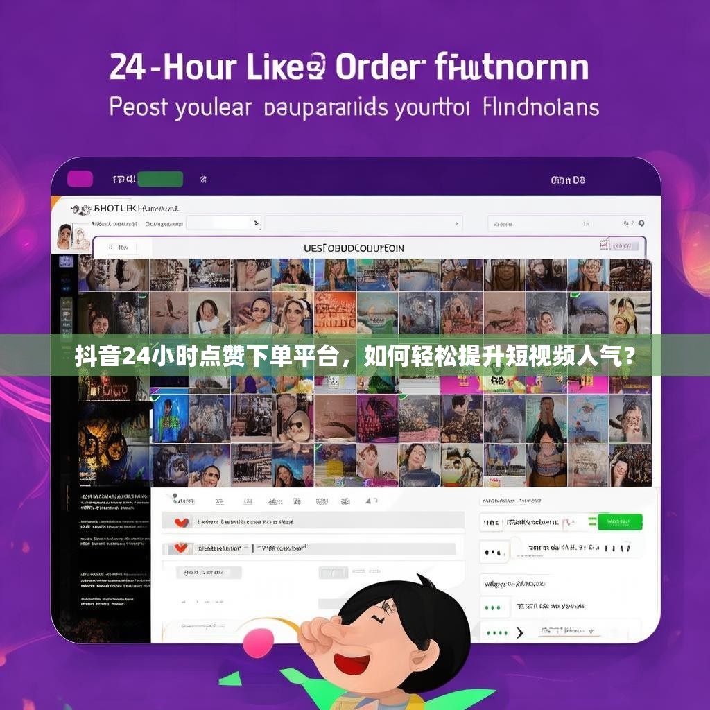 抖音24小时点赞下单平台，如何轻松提升短视频人气？