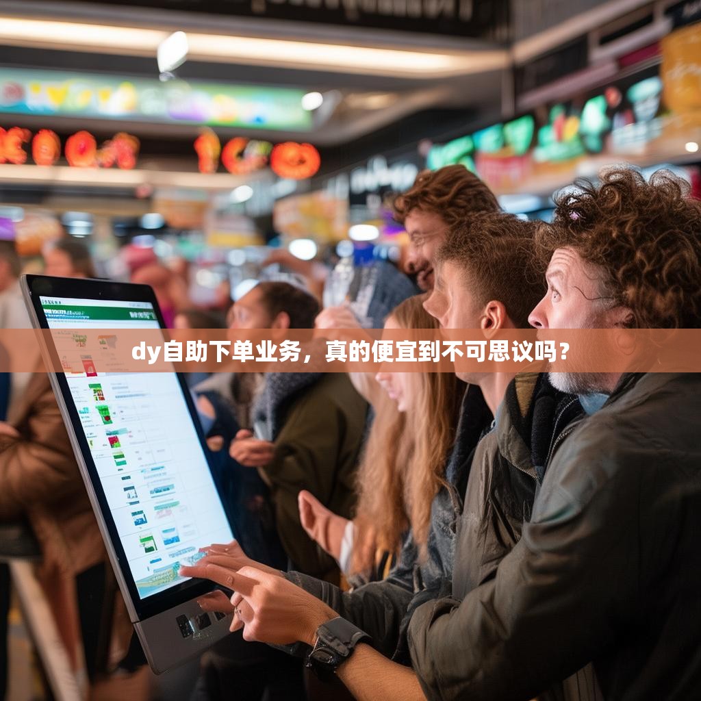 dy自助下单业务，真的便宜到不可思议吗？
