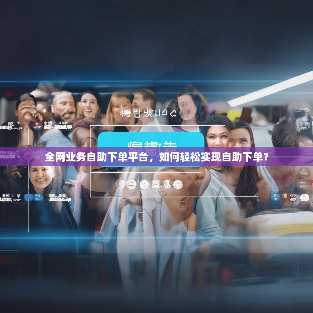 全网业务自助下单平台，如何轻松实现自助下单？