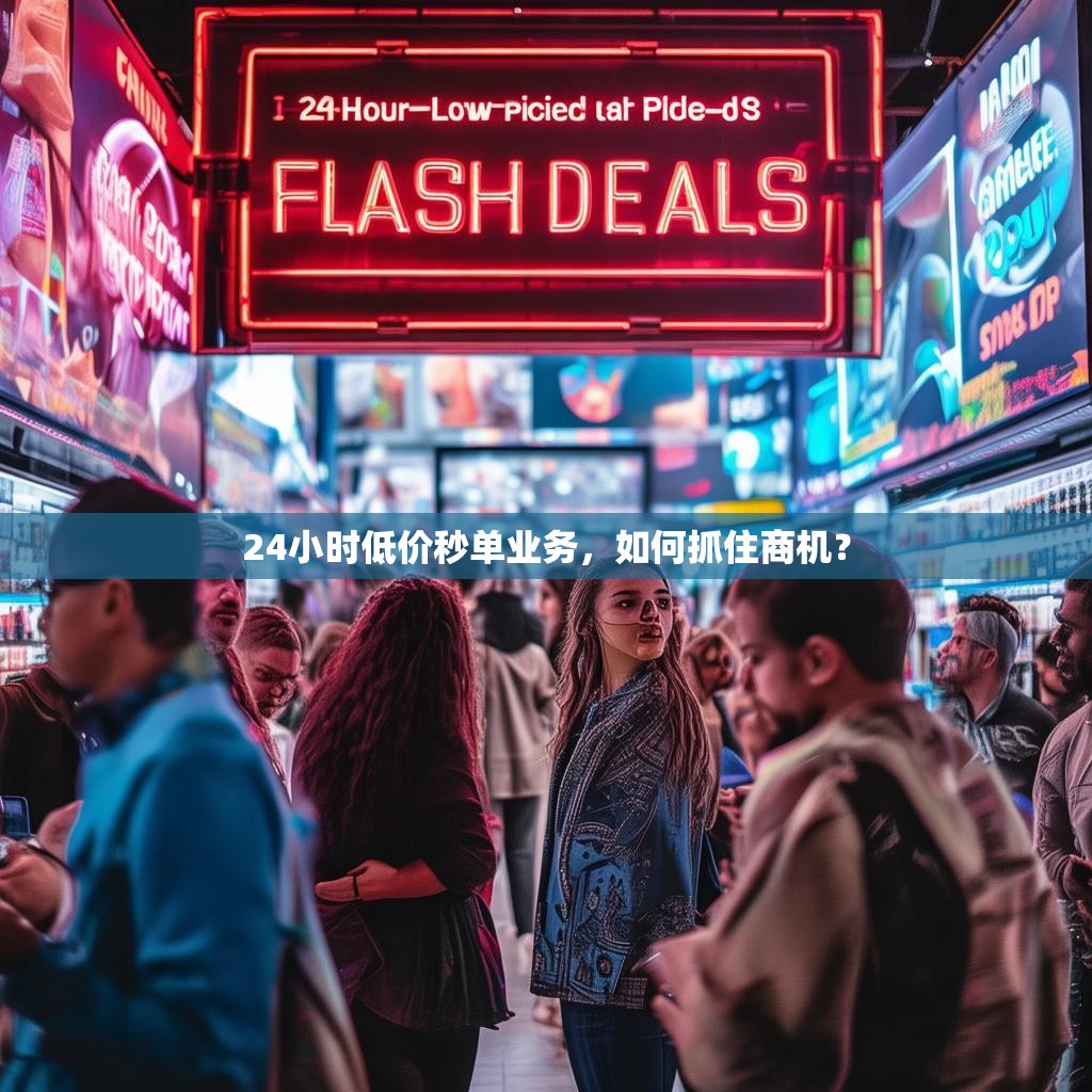24小时低价秒单业务，如何抓住商机？