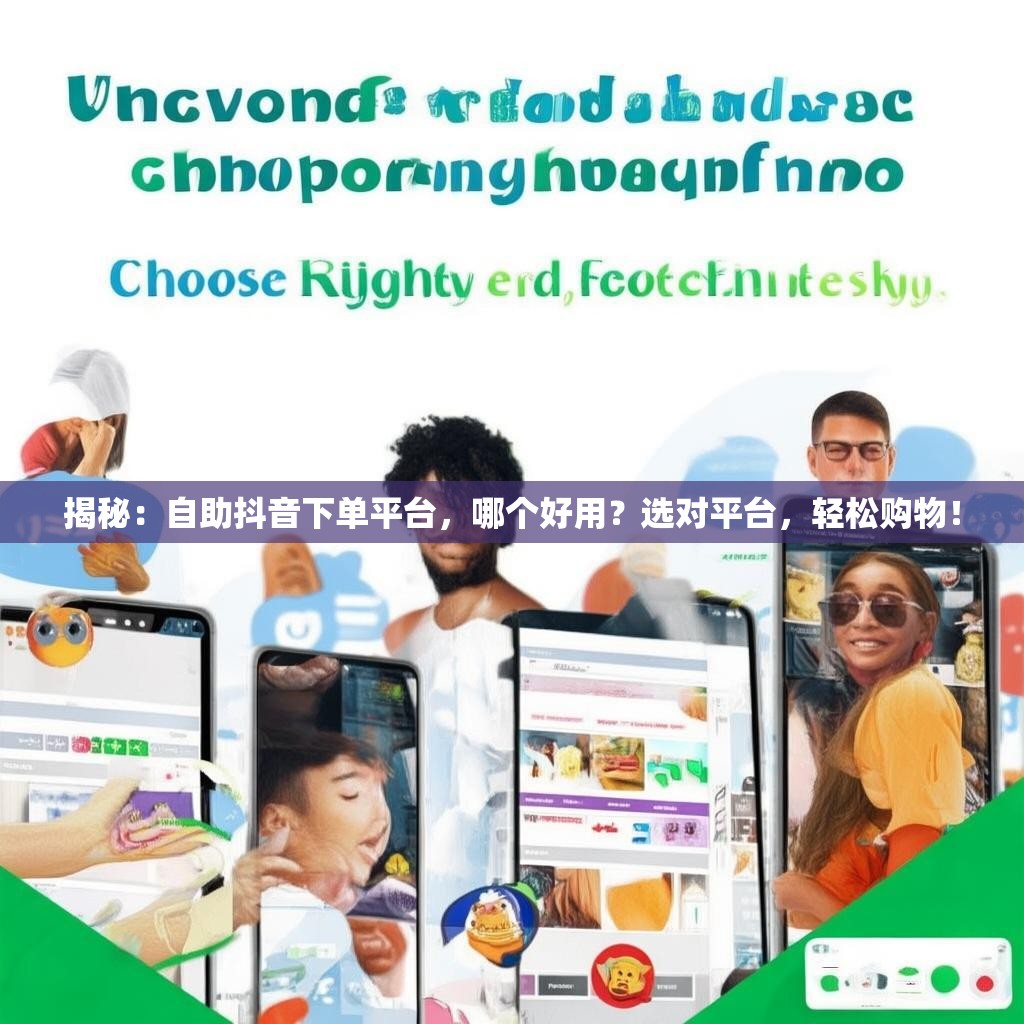 揭秘：自助抖音下单平台，哪个好用？选对平台，轻松购物！