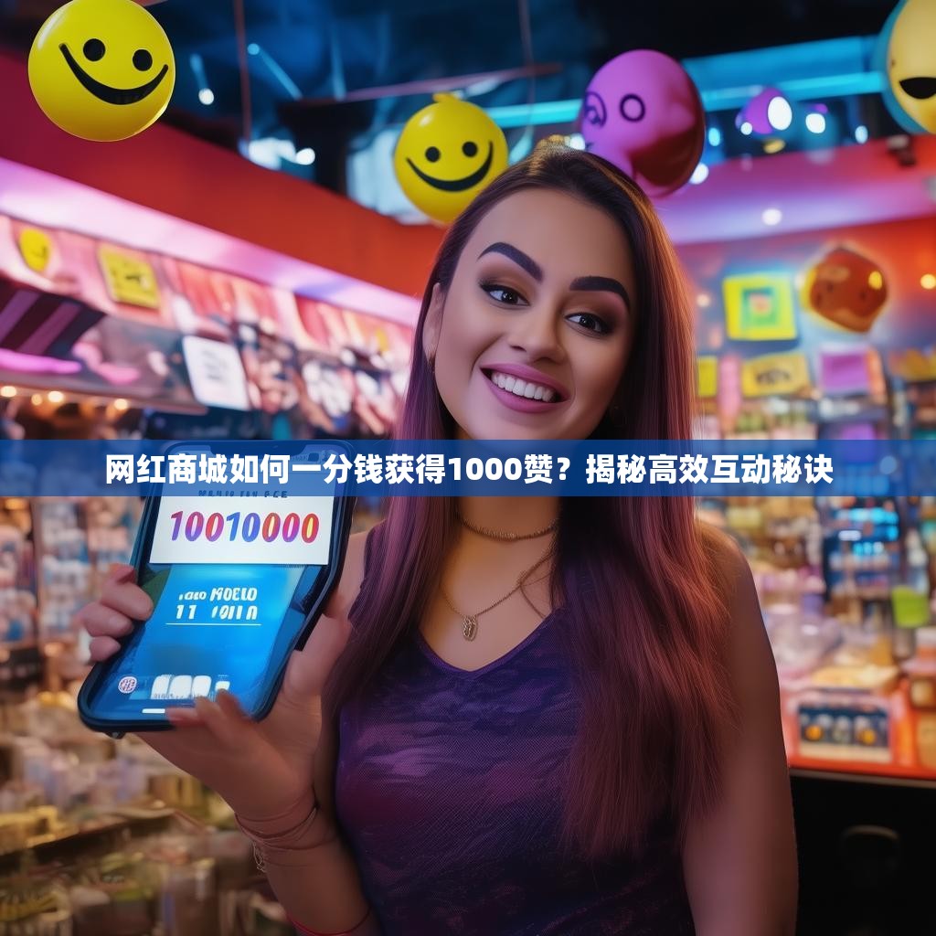 网红商城如何一分钱获得1000赞？揭秘高效互动秘诀