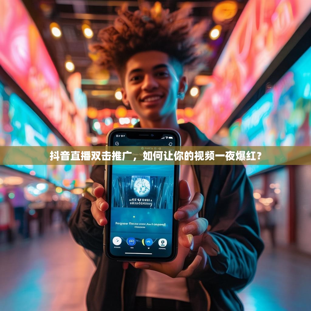 抖音直播双击推广，如何让你的视频一夜爆红？