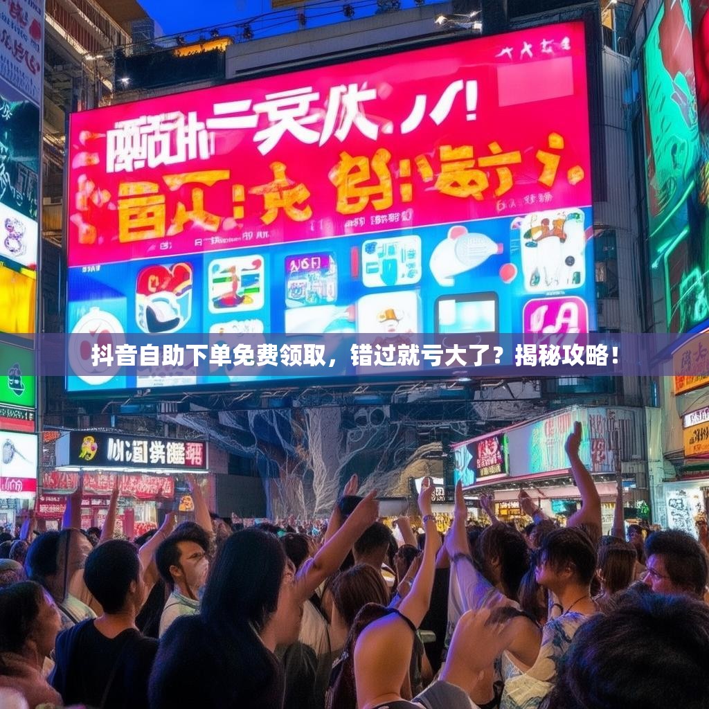 抖音自助下单免费领取，错过就亏大了？揭秘攻略！