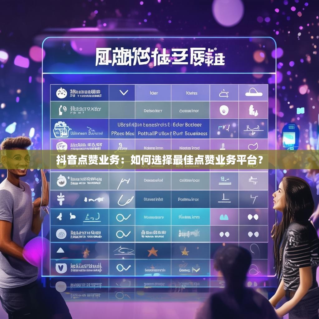 抖音点赞业务：如何选择最佳点赞业务平台？
