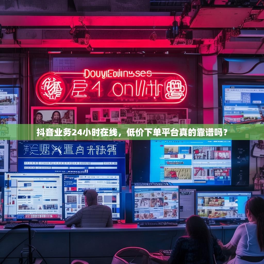 抖音业务24小时在线，低价下单平台真的靠谱吗？