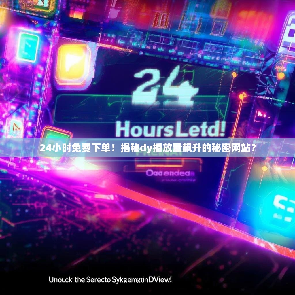 24小时免费下单！揭秘dy播放量飙升的秘密网站？
