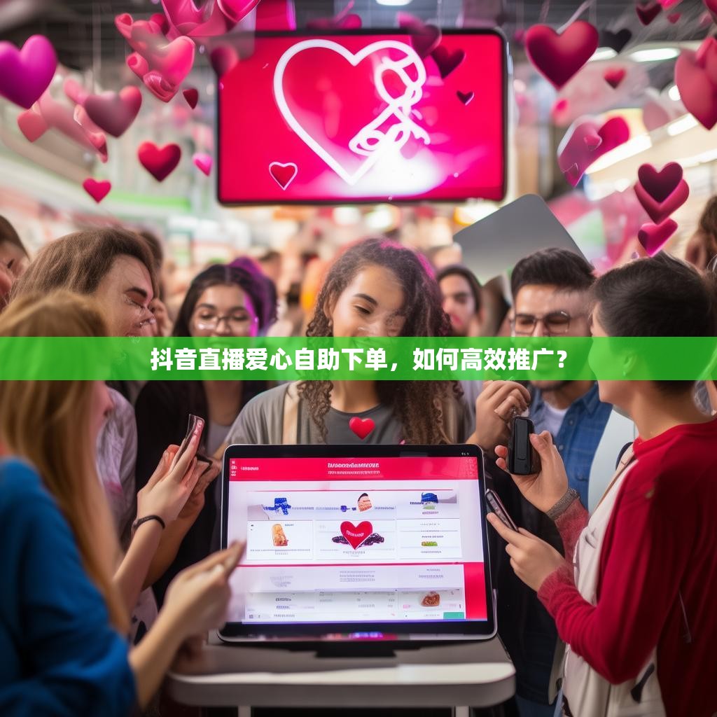 抖音直播爱心自助下单，如何高效推广？