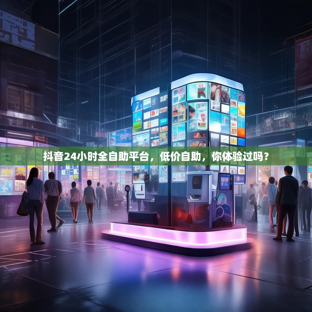 抖音24小时全自助平台，低价自助，你体验过吗？