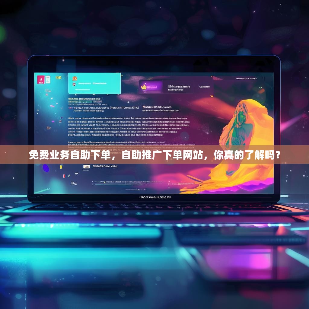 免费业务自助下单，自助推广下单网站，你真的了解吗？