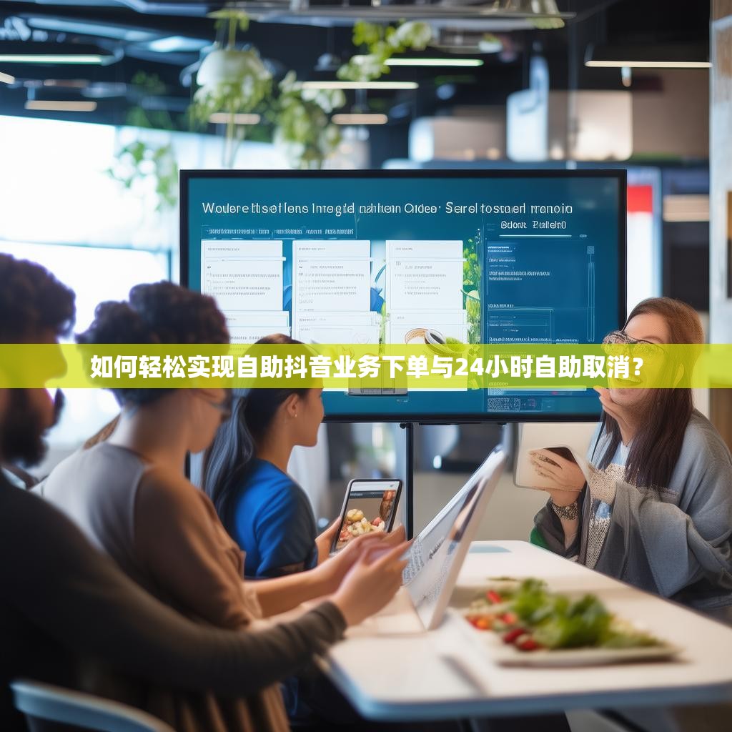 如何轻松实现自助抖音业务下单与24小时自助取消？