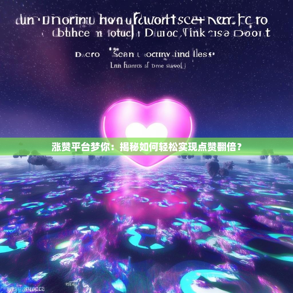 涨赞平台梦你：揭秘如何轻松实现点赞翻倍？