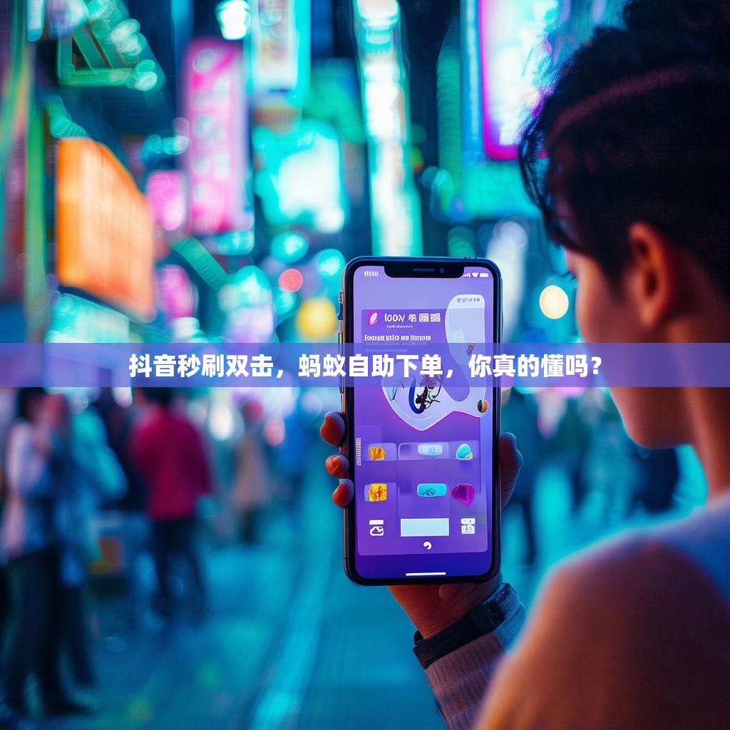 抖音秒刷双击，蚂蚁自助下单，你真的懂吗？