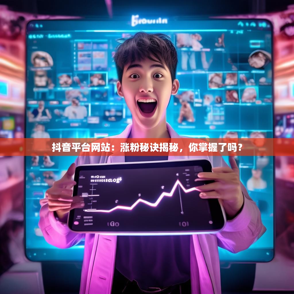 抖音平台网站：涨粉秘诀揭秘，你掌握了吗？