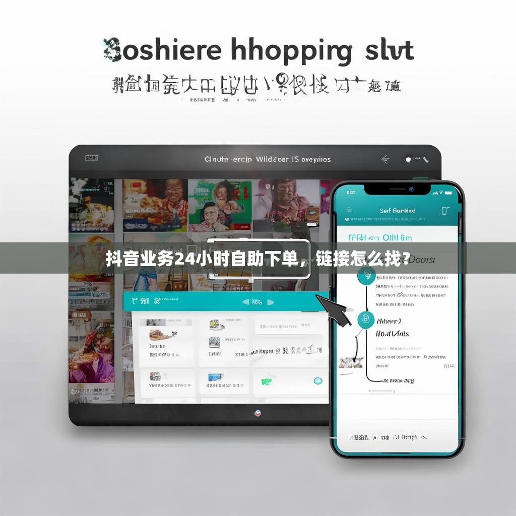 抖音业务24小时自助下单，链接怎么找？