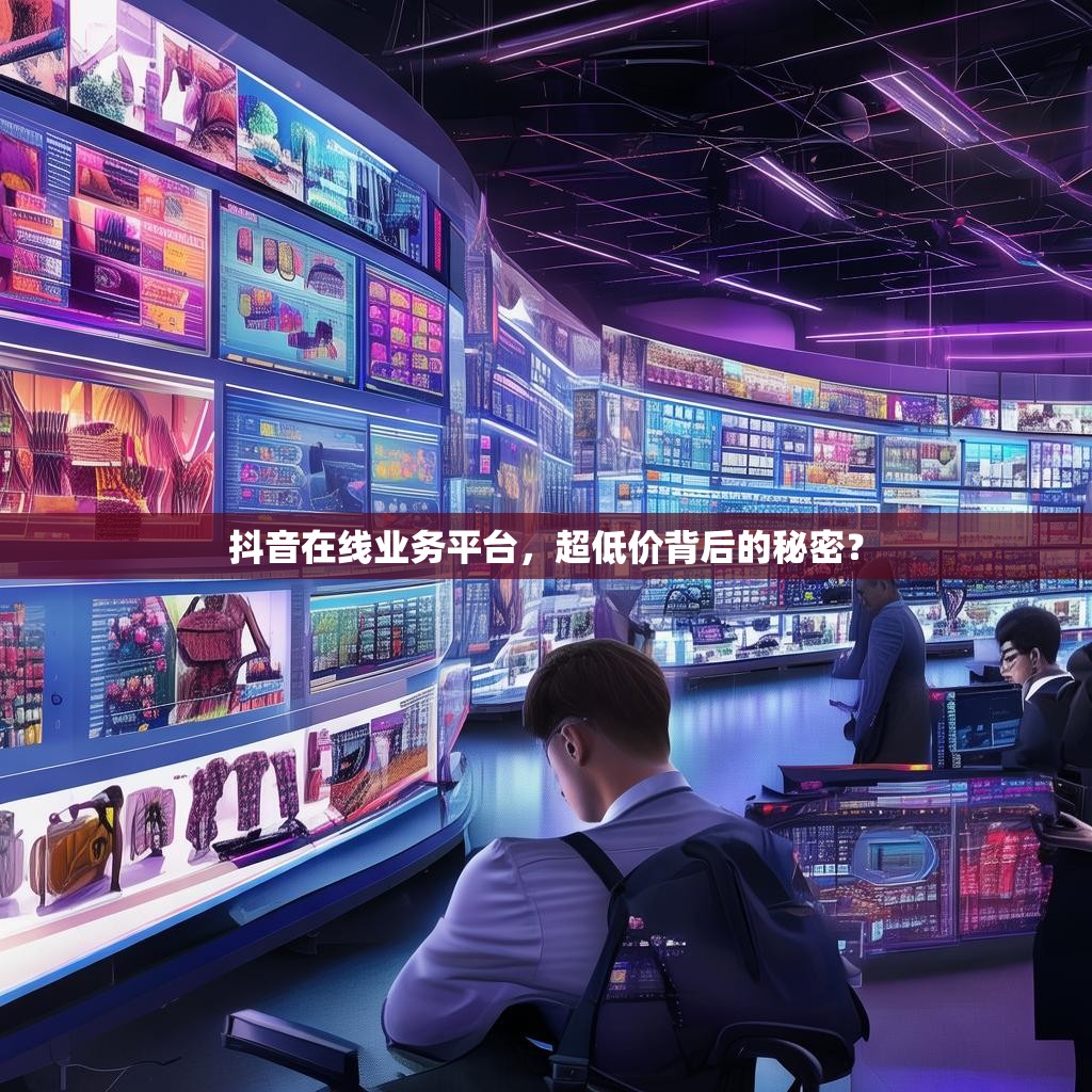 抖音在线业务平台，超低价背后的秘密？