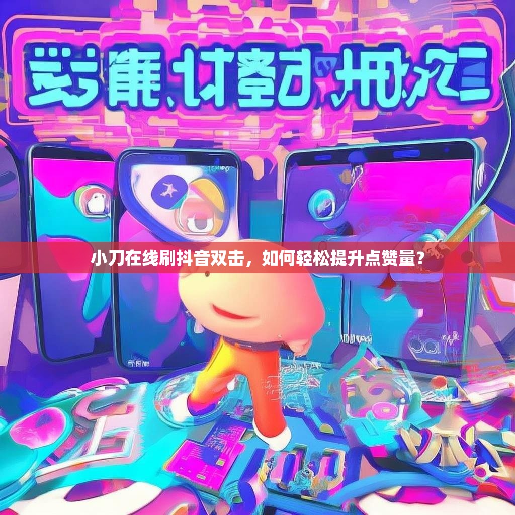 小刀在线刷抖音双击，如何轻松提升点赞量？