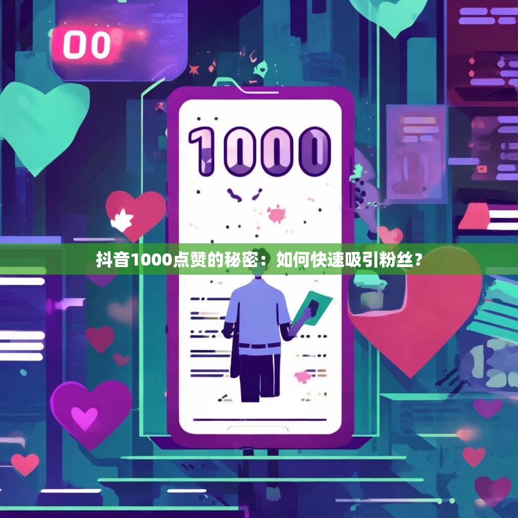 抖音1000点赞的秘密：如何快速吸引粉丝？