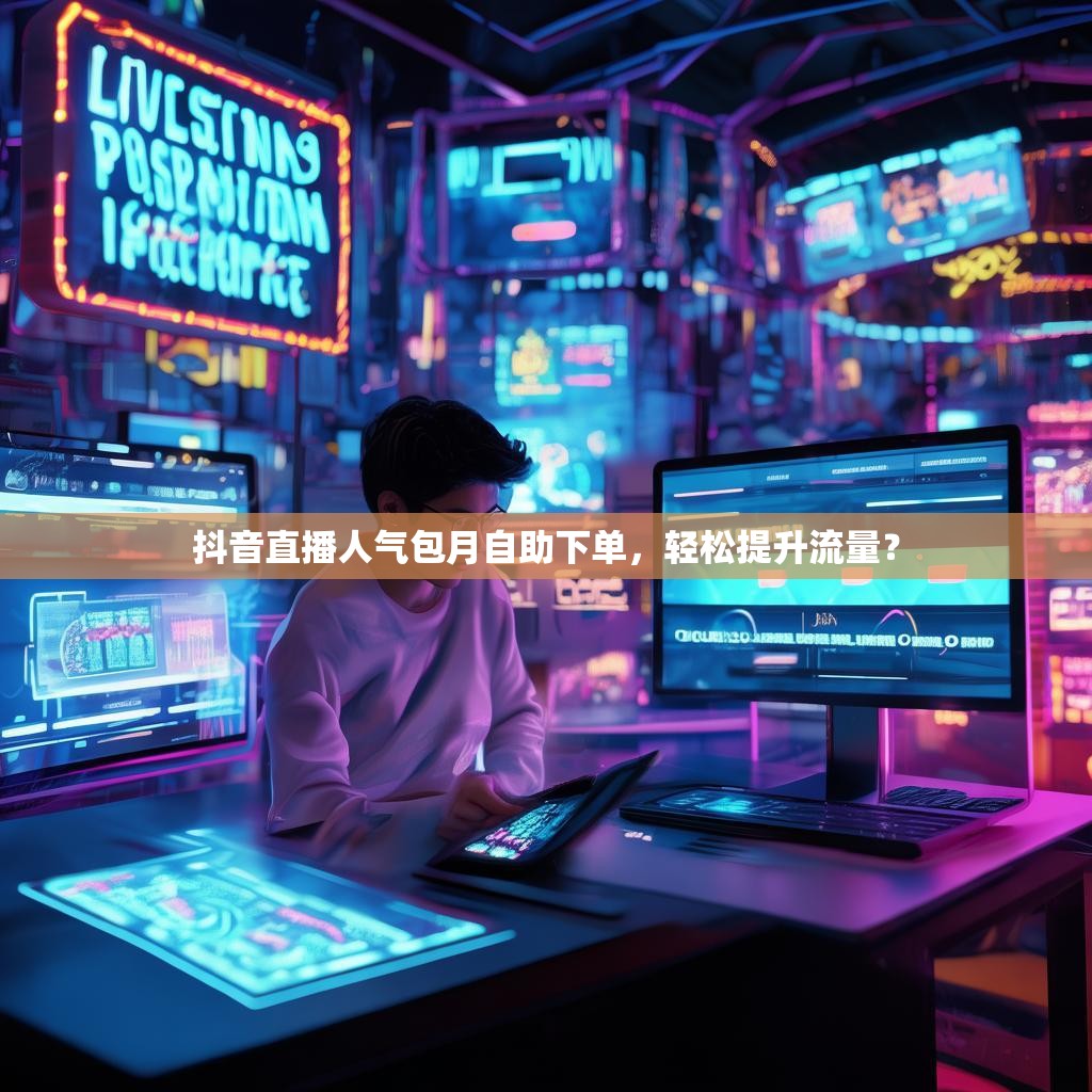抖音直播人气包月自助下单，轻松提升流量？