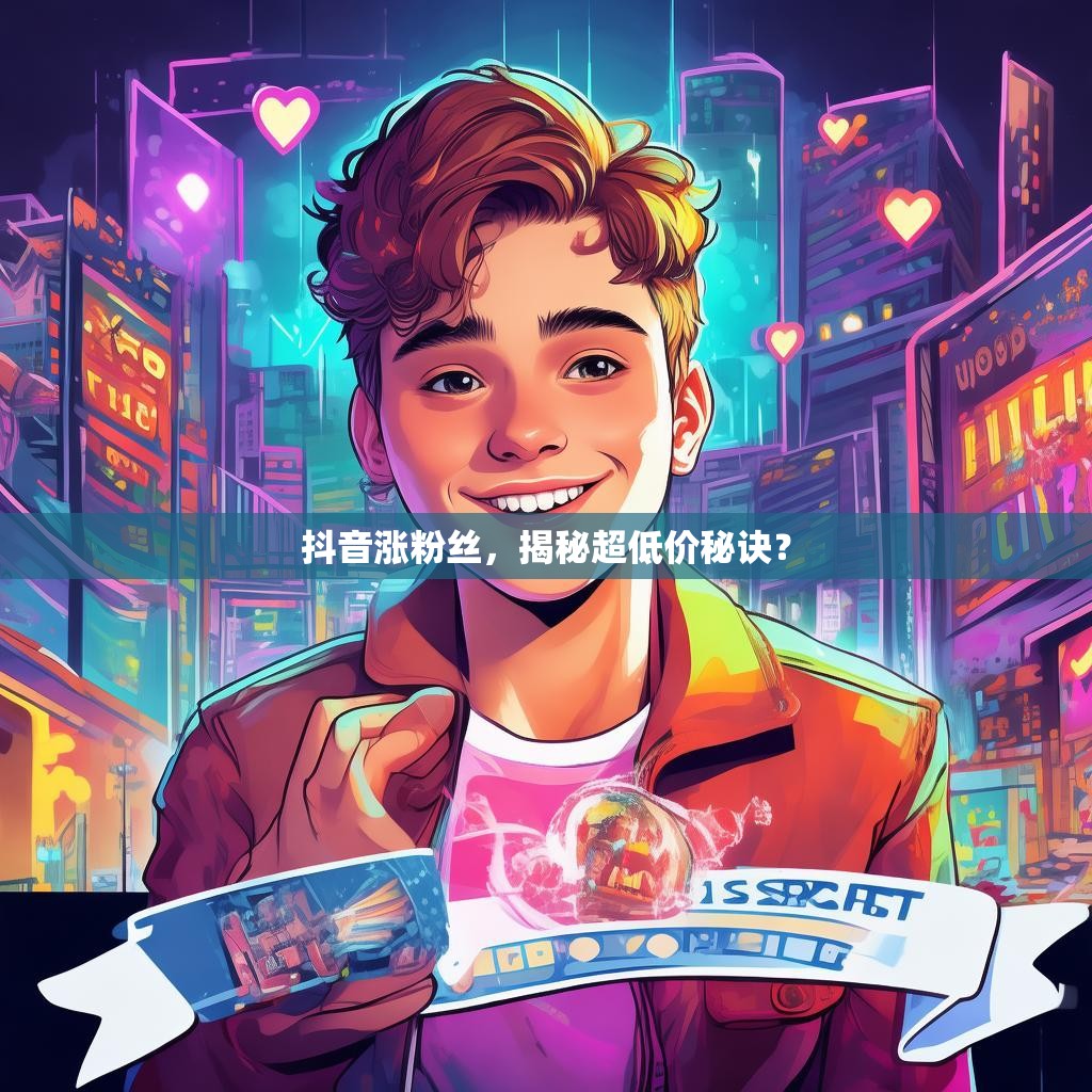 抖音涨粉丝，揭秘超低价秘诀？