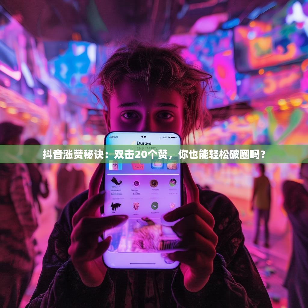 抖音涨赞秘诀：双击20个赞，你也能轻松破圈吗？
