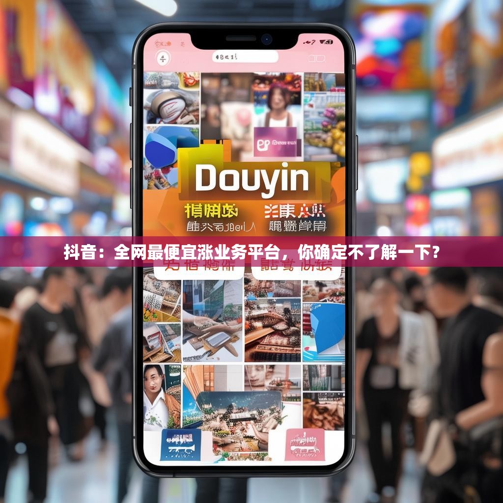 抖音：全网最便宜涨业务平台，你确定不了解一下？