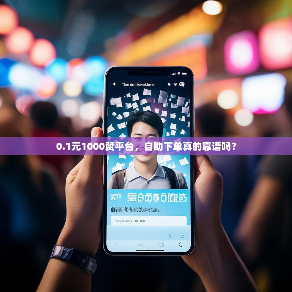 0.1元1000赞平台，自助下单真的靠谱吗？
