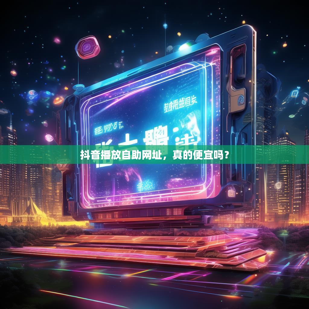 抖音播放自助网址，真的便宜吗？