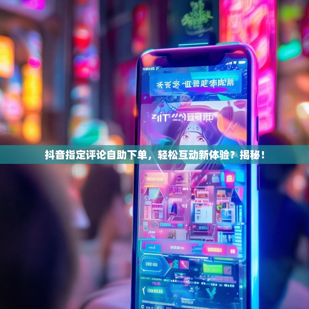 抖音指定评论自助下单，轻松互动新体验？揭秘！