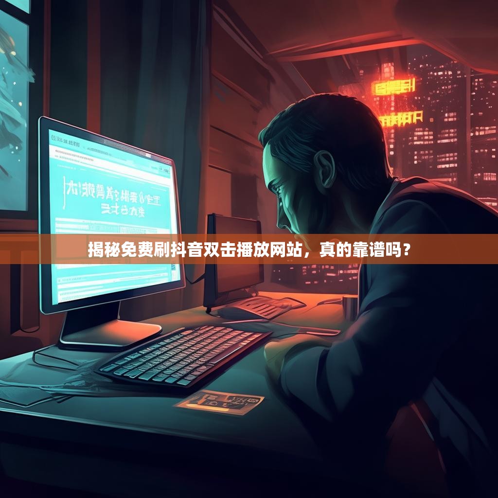 揭秘免费刷抖音双击播放网站，真的靠谱吗？
