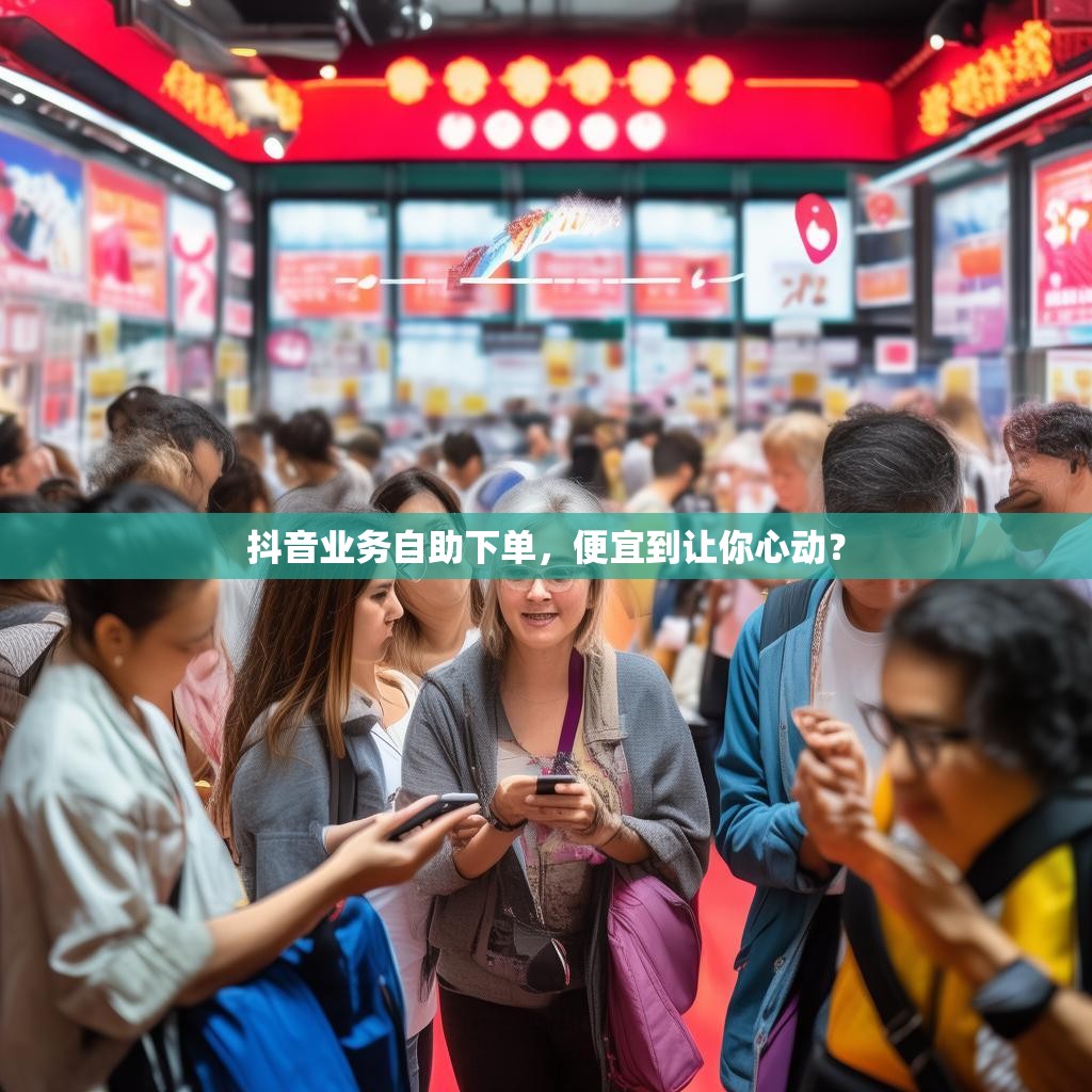 抖音业务自助下单，便宜到让你心动？