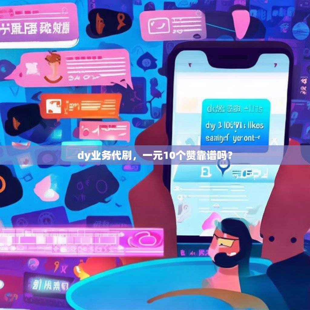 dy业务代刷，一元10个赞靠谱吗？