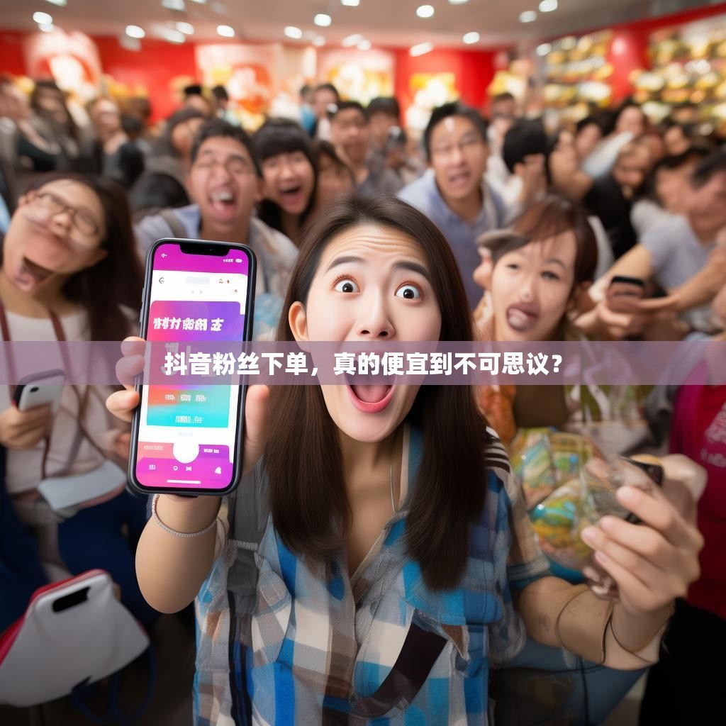 抖音粉丝下单，真的便宜到不可思议？