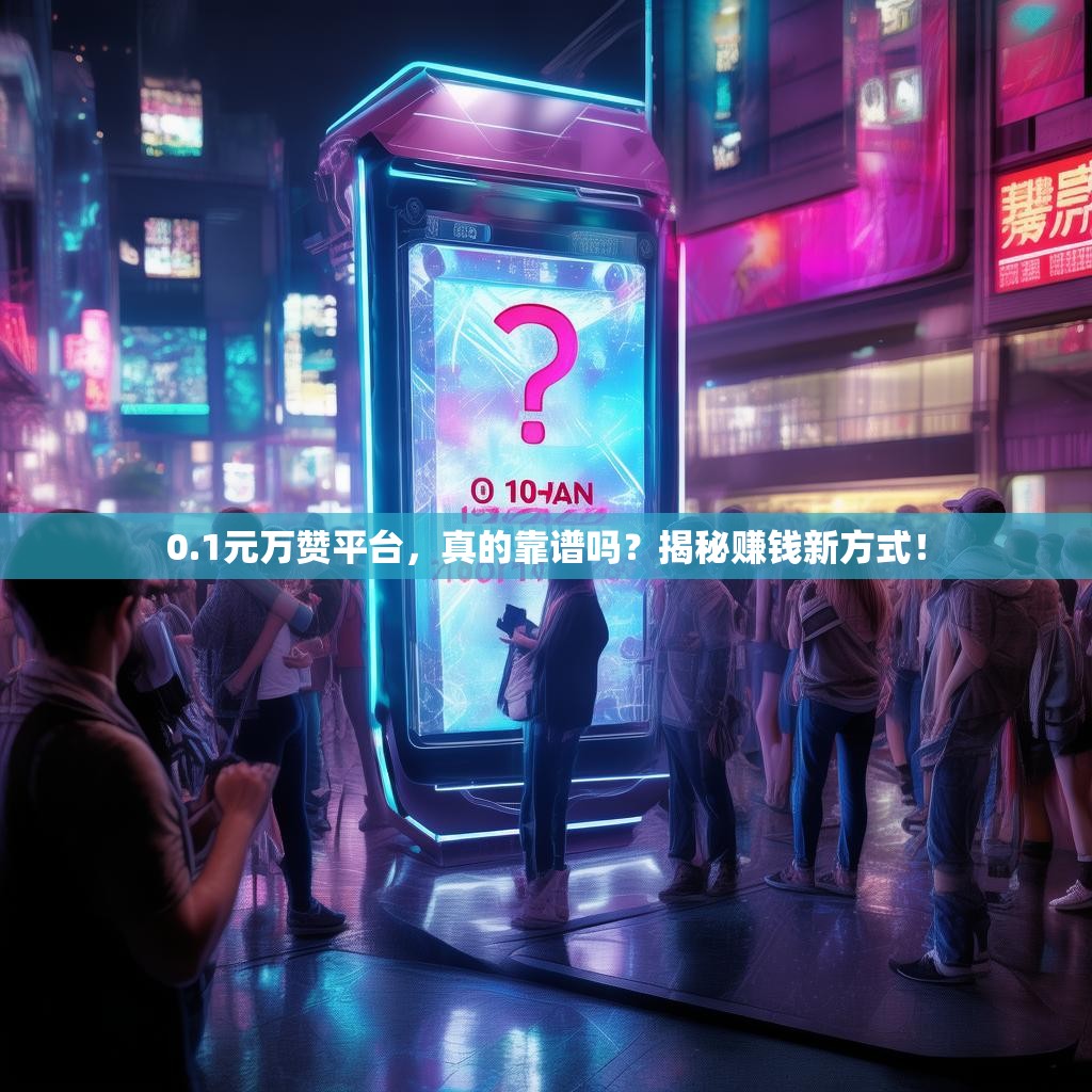 0.1元万赞平台，真的靠谱吗？揭秘赚钱新方式！